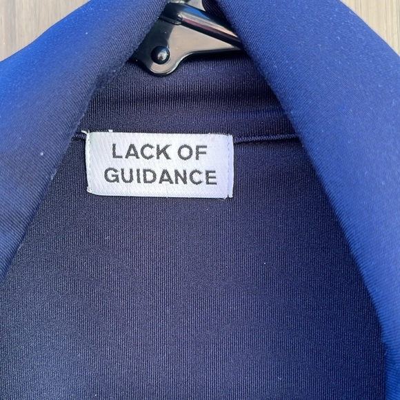 Lack of Guidance Roberto Track Jacket in Blue Men's Large Preppy Casual Sporty - Picture 5 of 12